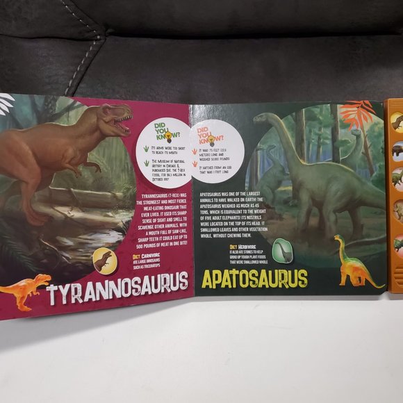 Action Figures - Dinosaurs - Lot of 9 - Book of Dinosaurs - Sounds - Picture 6 of 8